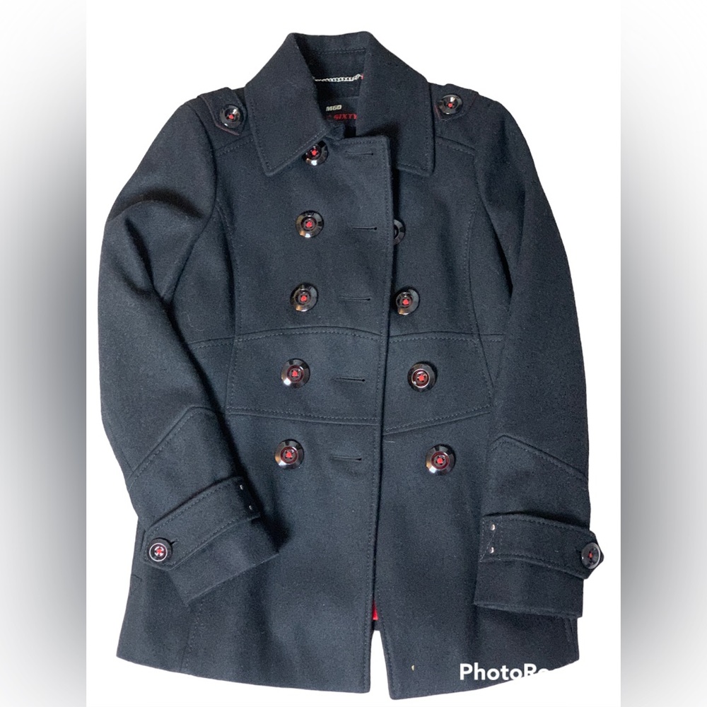 NWOT Miss Sixty double breasted wool coat